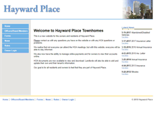 Tablet Screenshot of haywardplacetownhomes.com